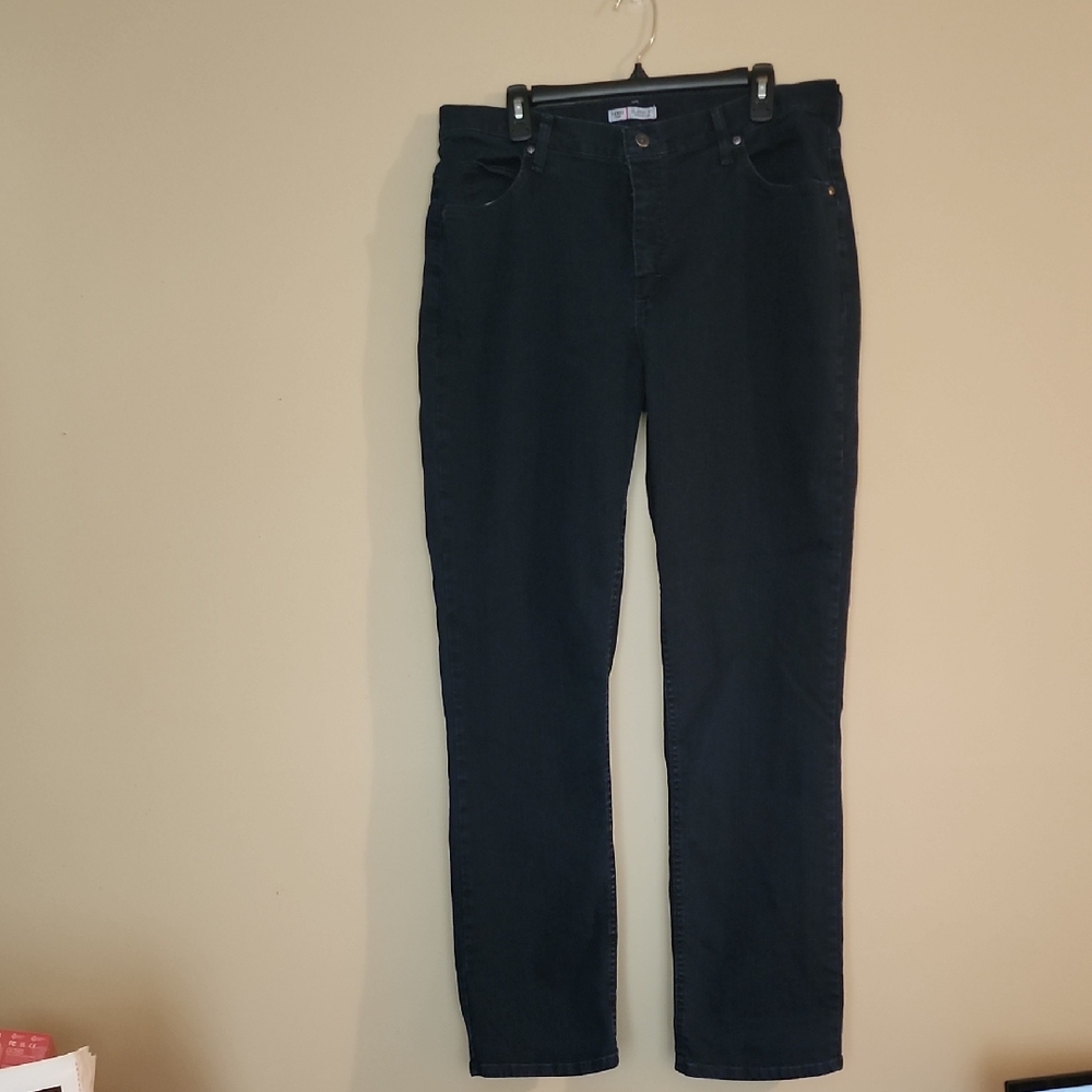 Riders by Lee Women's Dark Blue Straight Leg Jeans 18L